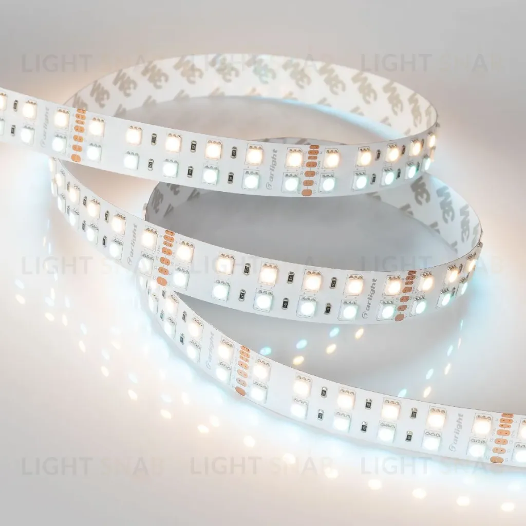 Светодиодная лента Arlight RT-B144-19mm 24V RGBW-Warm (32 W/m, IP20, 5m) 012327(3) 012327(3)