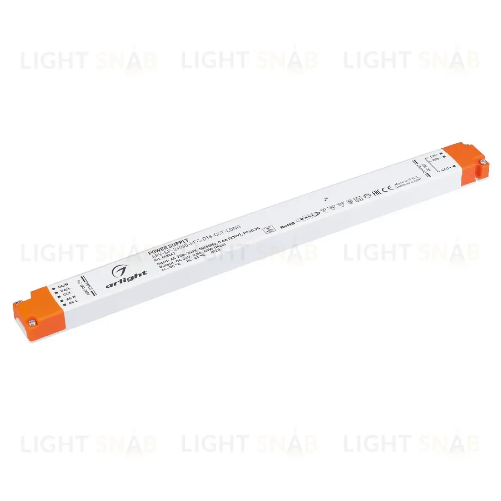 Блок питания Arlight ARV-SP-24060-PFC-DT8-CCT-LONG (24V, 2.5A, 60W) 048242 048242
