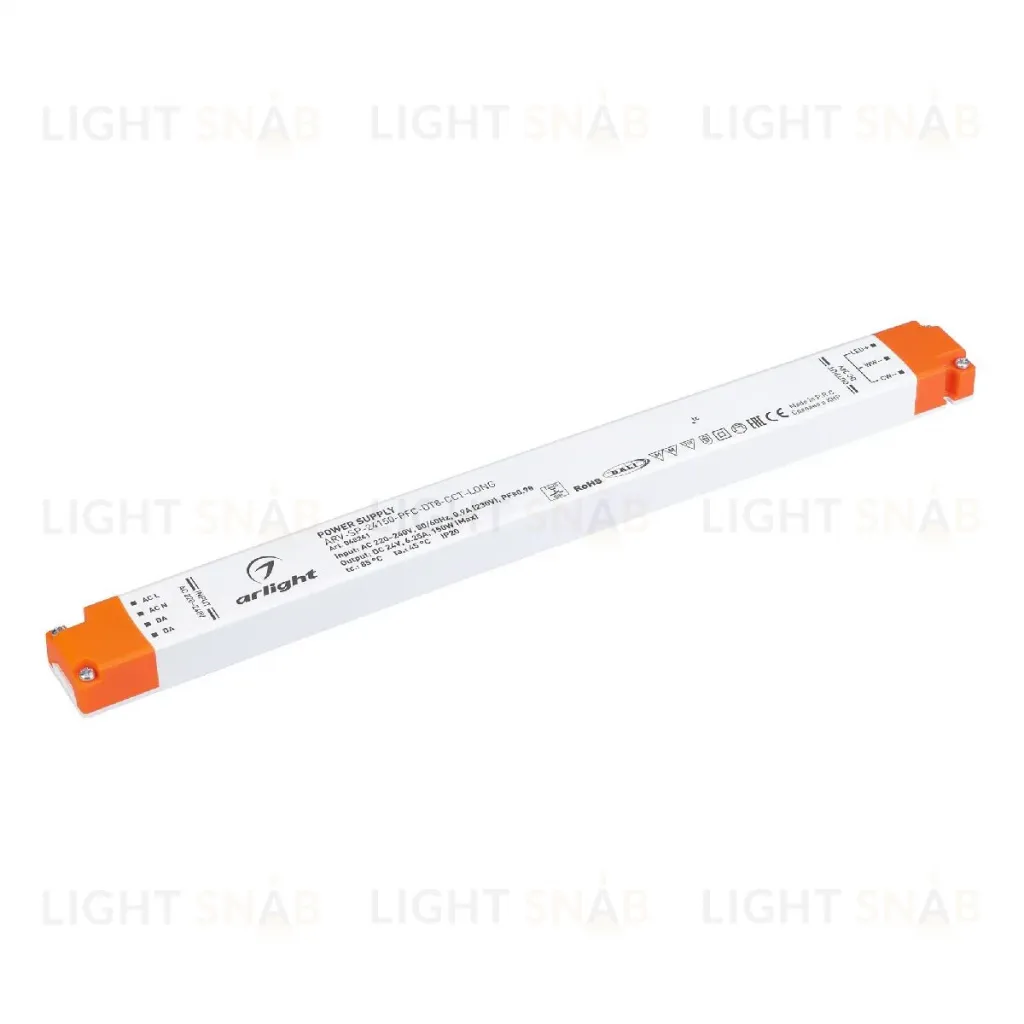 Блок питания Arlight ARV-SP-24150-PFC-DT8-CCT-LONG (24V, 6.25A, 150W) 048241 048241