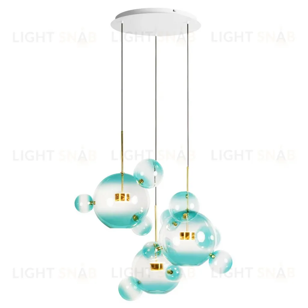 Подвесная люстра Loft IT Bolle 2027-D3 Blue 2027-D3 Blue