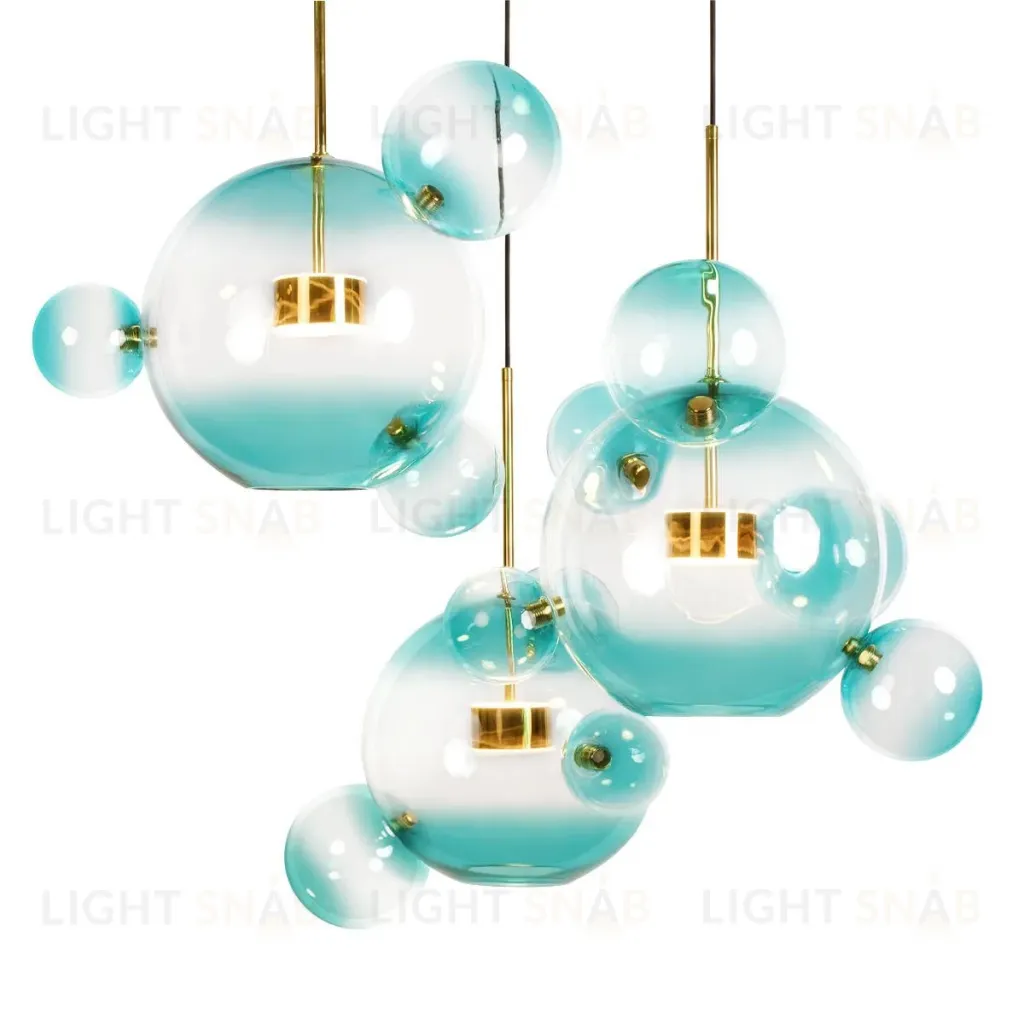 Подвесная люстра Loft IT Bolle 2027-D3 Blue 2027-D3 Blue