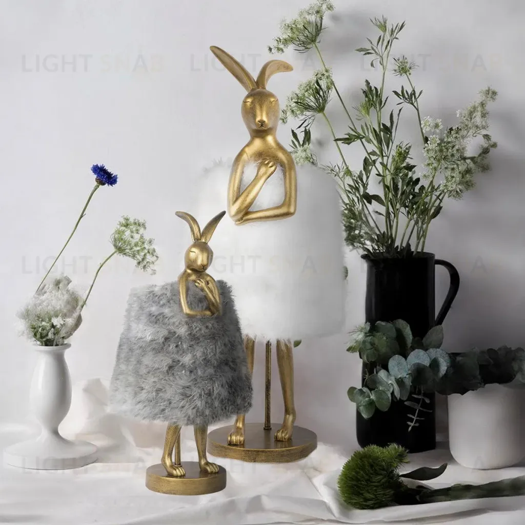 Настольная лампа Loft IT Lapine 10315/A White fluff 10315/A White fluff
