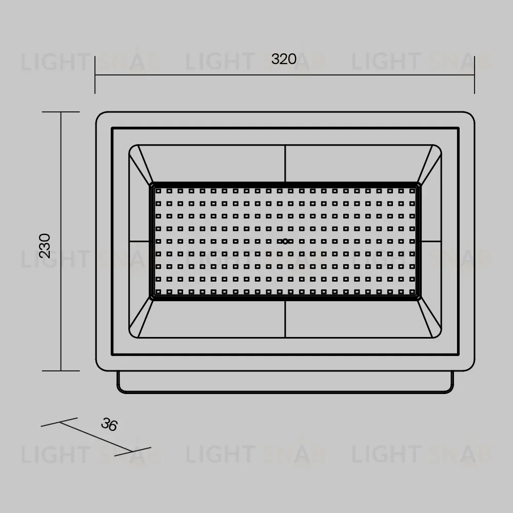 Прожектор Maytoni Flood FL001-L150B6K FL001-L150B6K