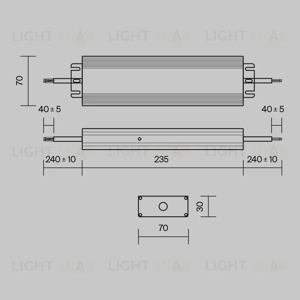 Блок питания Maytoni Power Supply Magnetic PSL008-150W-48V-IP67 PSL008-150W-48V-IP67