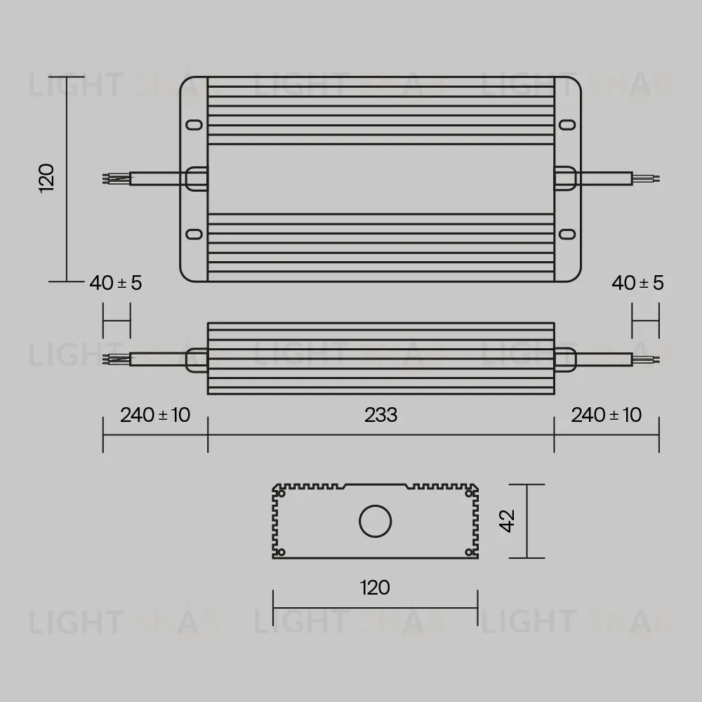 Блок питания Maytoni Power Supply Magnetic PSL008-400W-48V-IP67 PSL008-400W-48V-IP67