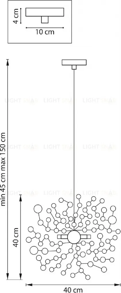 Подвесной светильник Lightstar Extra (721134+572104) L1P721134 L1P721134