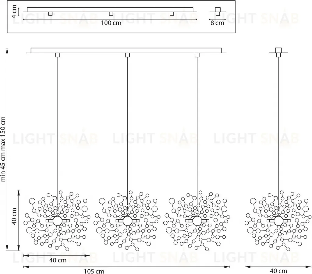 Подвесной светильник Lightstar Extra (721132+572122) L3PL721132 L3PL721132
