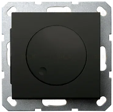 Диммер LED в комплекте с накладкой 30-400W 230V 50Hz с возможностью подключения спутника черный матовый (soft touch) G4012PB G4012PB