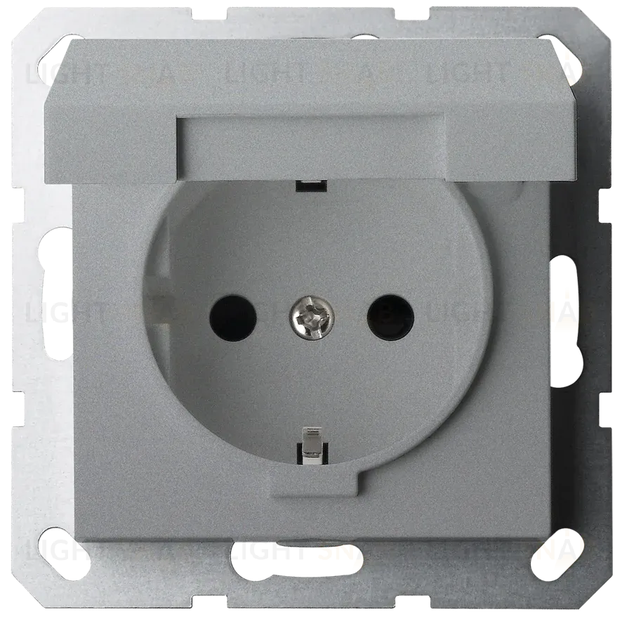 Двойная розетка SHUKO Jasmart с крышкой с защитными шторками (2P+T) 16A 250V G5505S G5505S