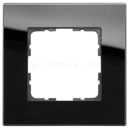 Рамка Jasmart G-Glass 1-постовая G1001GB G1001GB