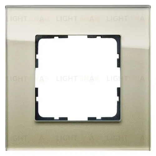 Рамка Jasmart G-Glass шампань 1-постовая G1001GG G1001GG