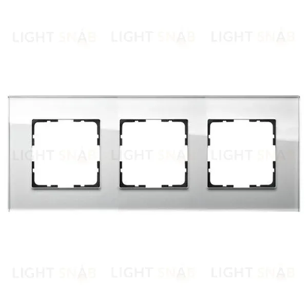 Рамка Jasmart G-Glass 3-постовая G1003GW G1003GW