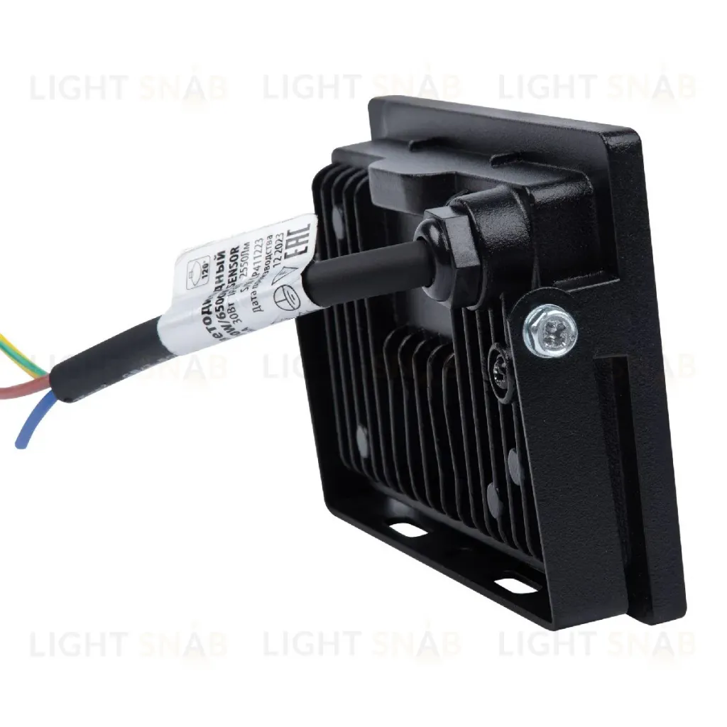 Прожектор Volpe ULF-Q518 30W/6500K SENSOR IP65 220-240V BLACK UL-00011679 ULF-Q518 30W/6500K SENSOR IP65 220-240V BLACK