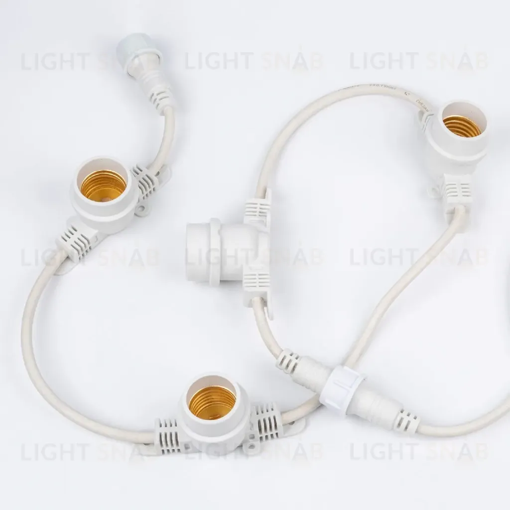 Гирлянда Uniel UDL-K110 40/E27/10M IP65 WHITE BELT-LIGHT UL-00011809 UDL-K110 40/E27/10M IP65 WHITE BELT-LIGHT