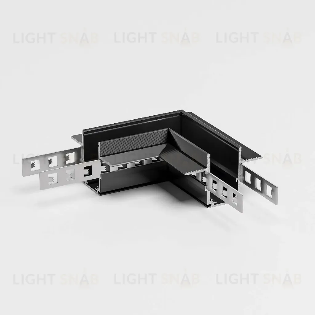 Коннектор угловой для встраиваемого шинопровода Elektrostandard Slim Magnetic 4690389206726 85214/00 a067508 4690389206726