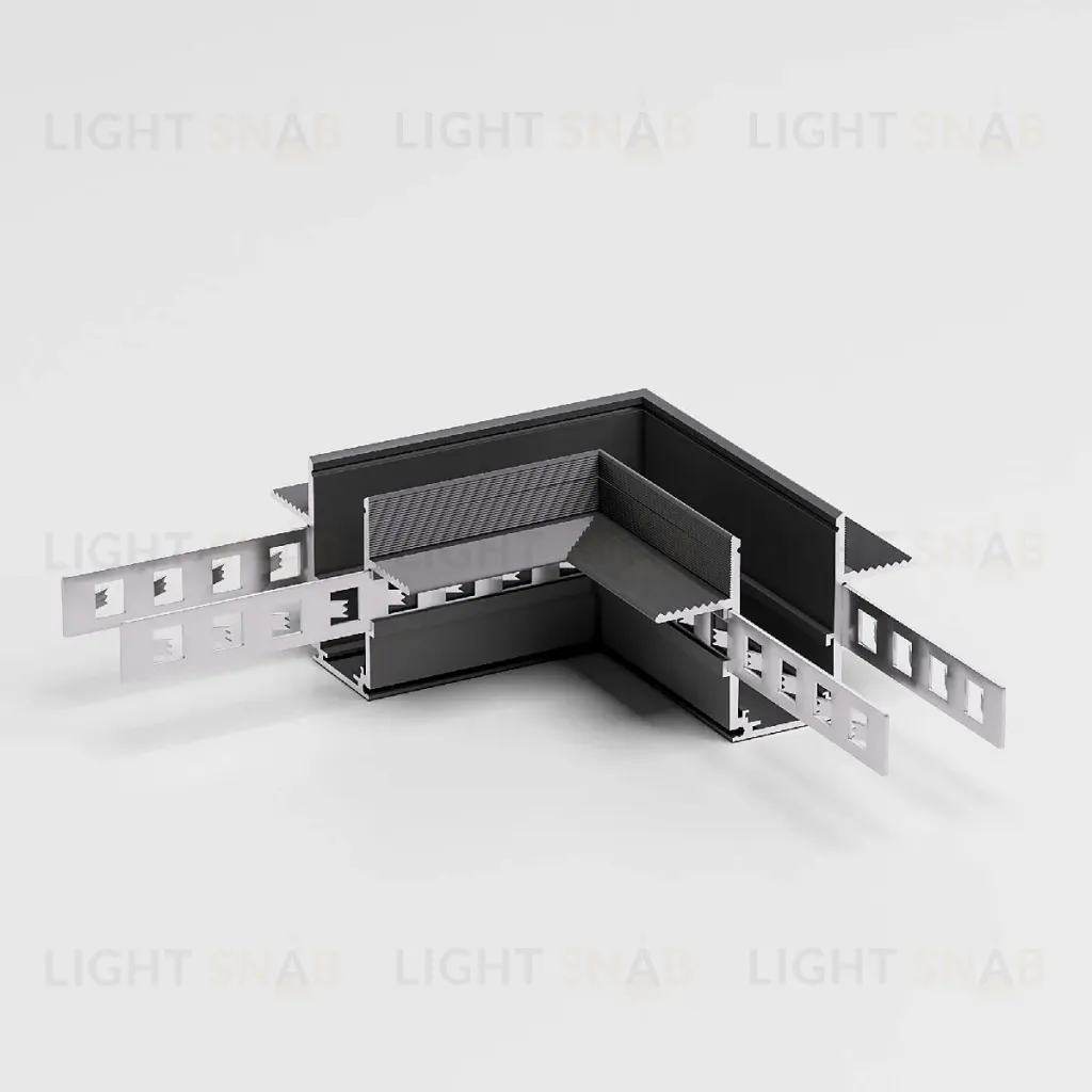 Коннектор угловой для встраиваемого шинопровода Elektrostandard Slim Magnetic 4690389206658 85212/00 a067500 4690389206658