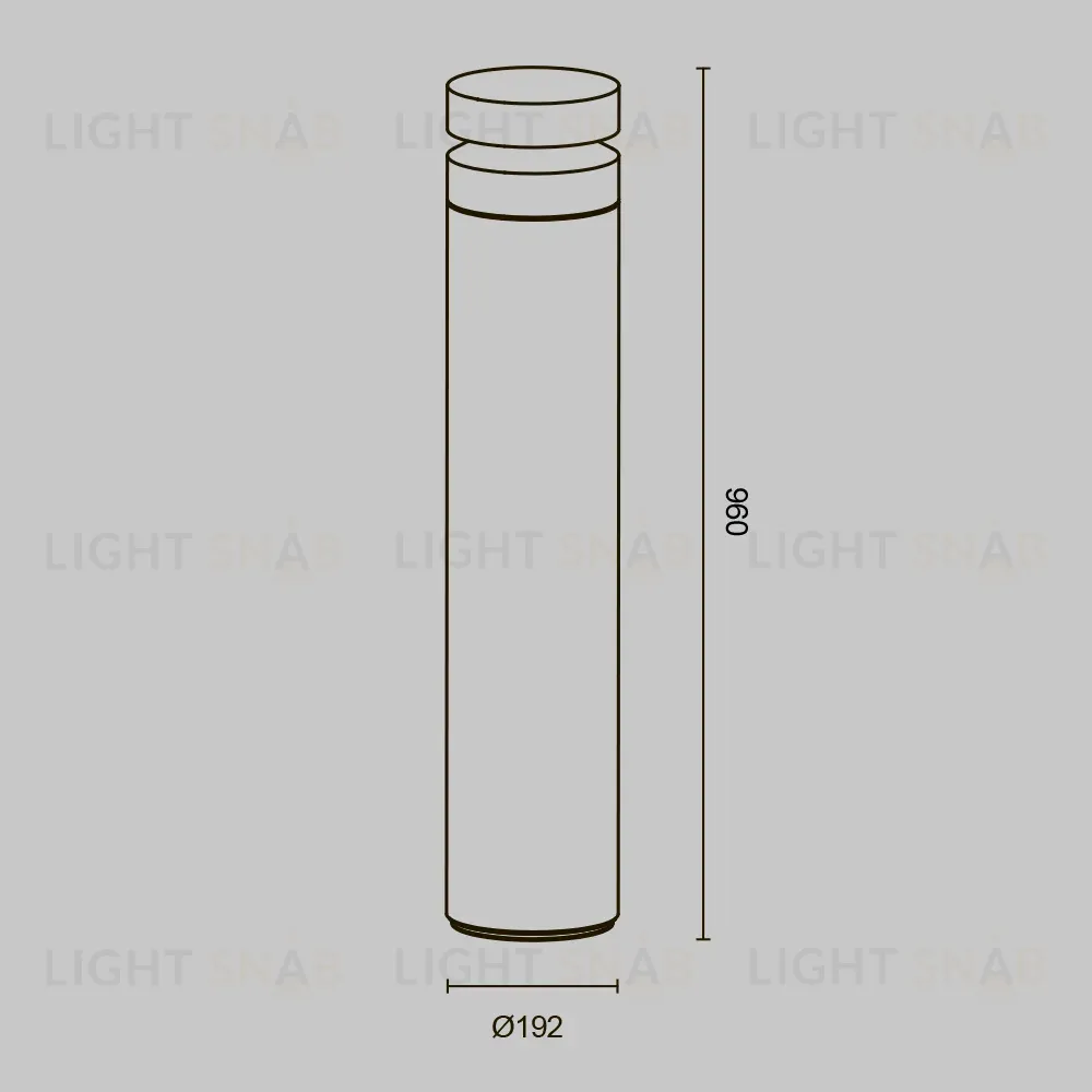 Ландшафтный светильник Maytoni Betone O469FL-L20CM3K1 O469FL-L20CM3K1
