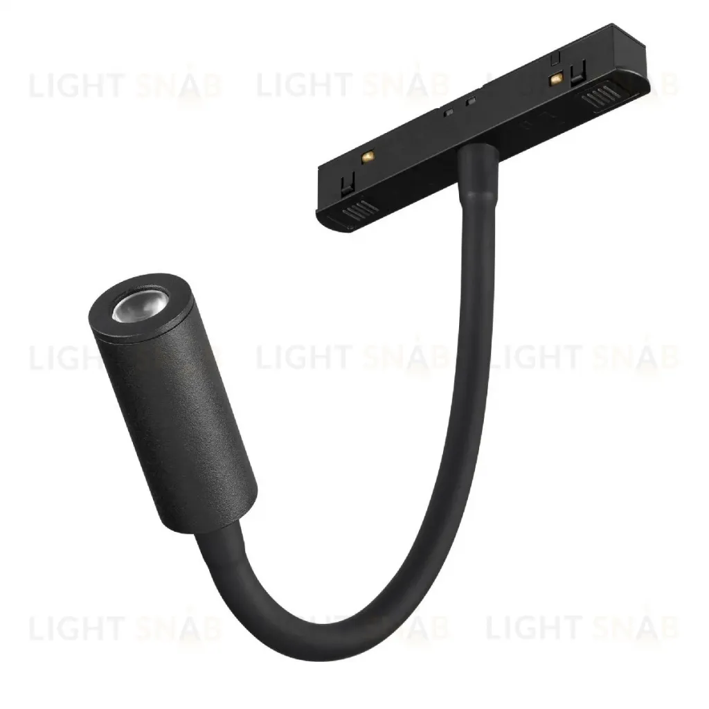 Трековый магнитный светильник Arlight MAG-ORIENT-SPOT-FLEX-R25-3W Warm3000 (BK, 24 deg, 48V) 049562 049562