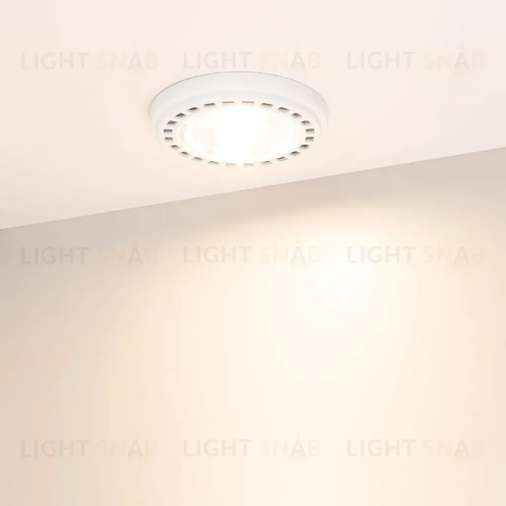 Светодиодная лампа Arlight AR111-UNIT-GU10-15W-DIM Warm3000 (WH, 24 deg, 230V) 026867 026867