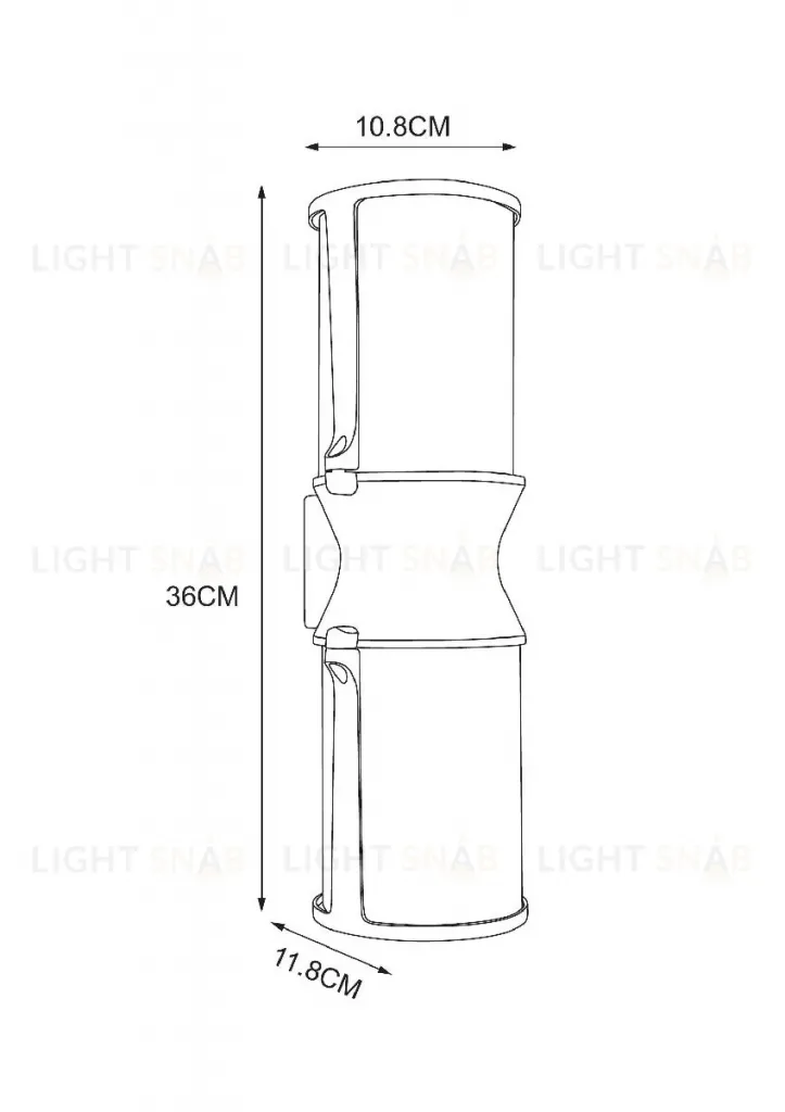 Уличный настенный светильник Arte Lamp Minchir A8306AL-2BK A8306AL-2BK