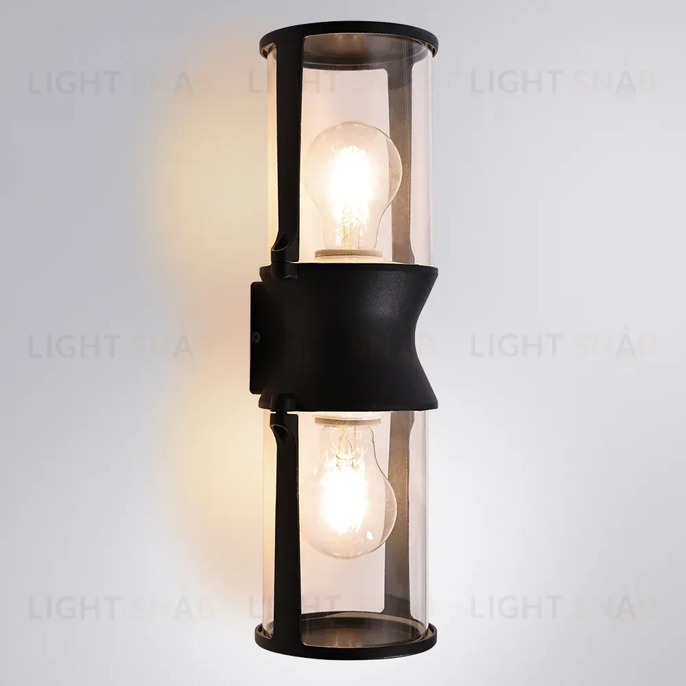 Уличный настенный светильник Arte Lamp Minchir A8306AL-2BK A8306AL-2BK
