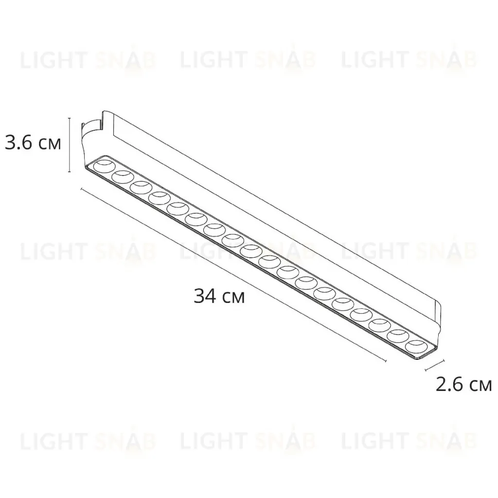 Трековый магнитный светильник Arte Lamp Rapid A6169PL-1WH A6169PL-1WH