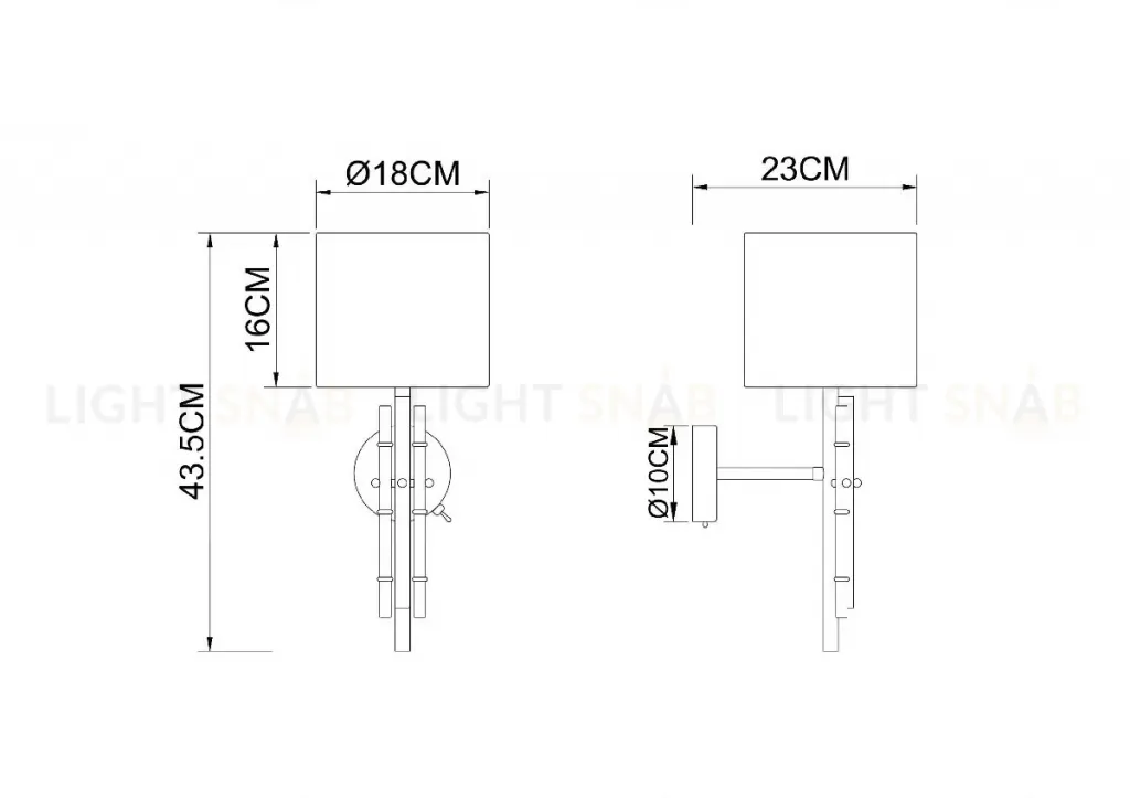 Бра Arte Lamp Taygeta A4097AP-1CC A4097AP-1CC
