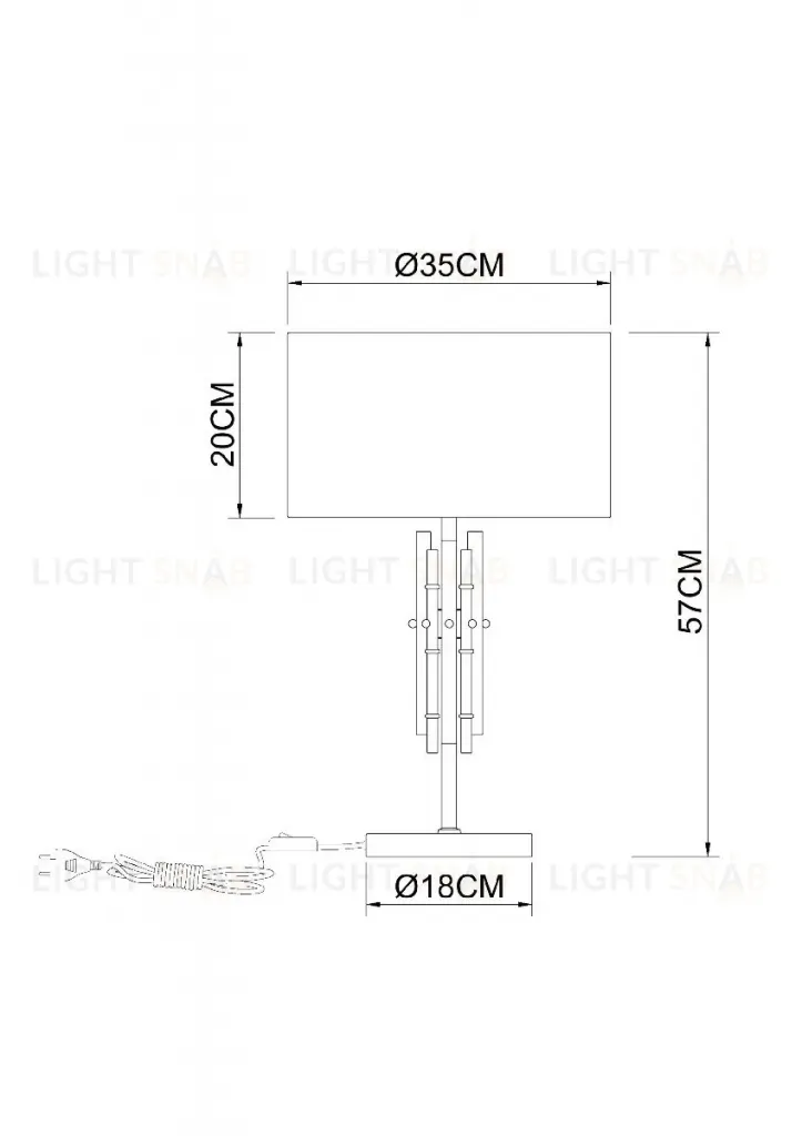 Настольная лампа Arte Lamp Taygeta A4097LT-1CC A4097LT-1CC