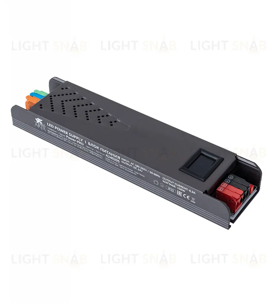 Блок питания Arte Lamp Power-pro 150Вт DC24В 6.25А IP20 A240205N A240205N