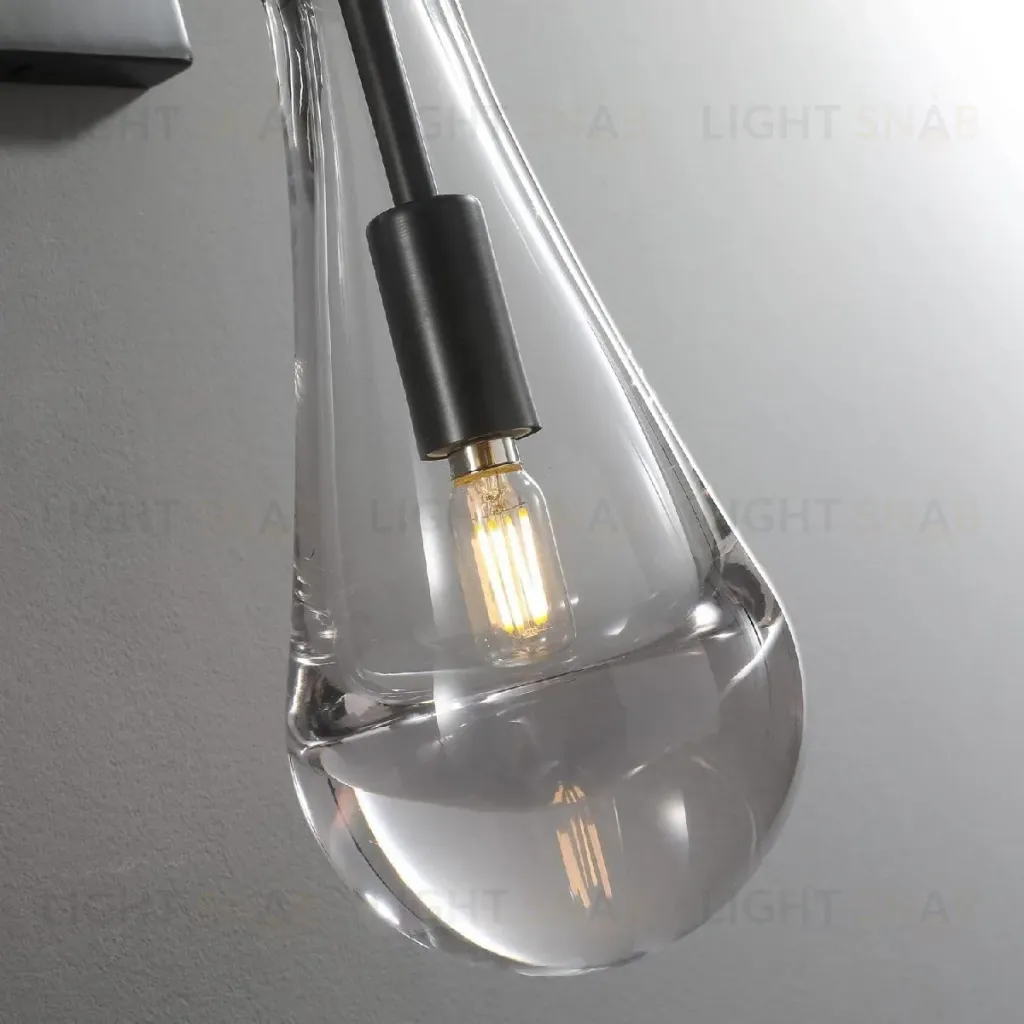 Бра DeLight Collection Raindrop MT9093-1W black brushed gold MT9093-1W black brushed gold