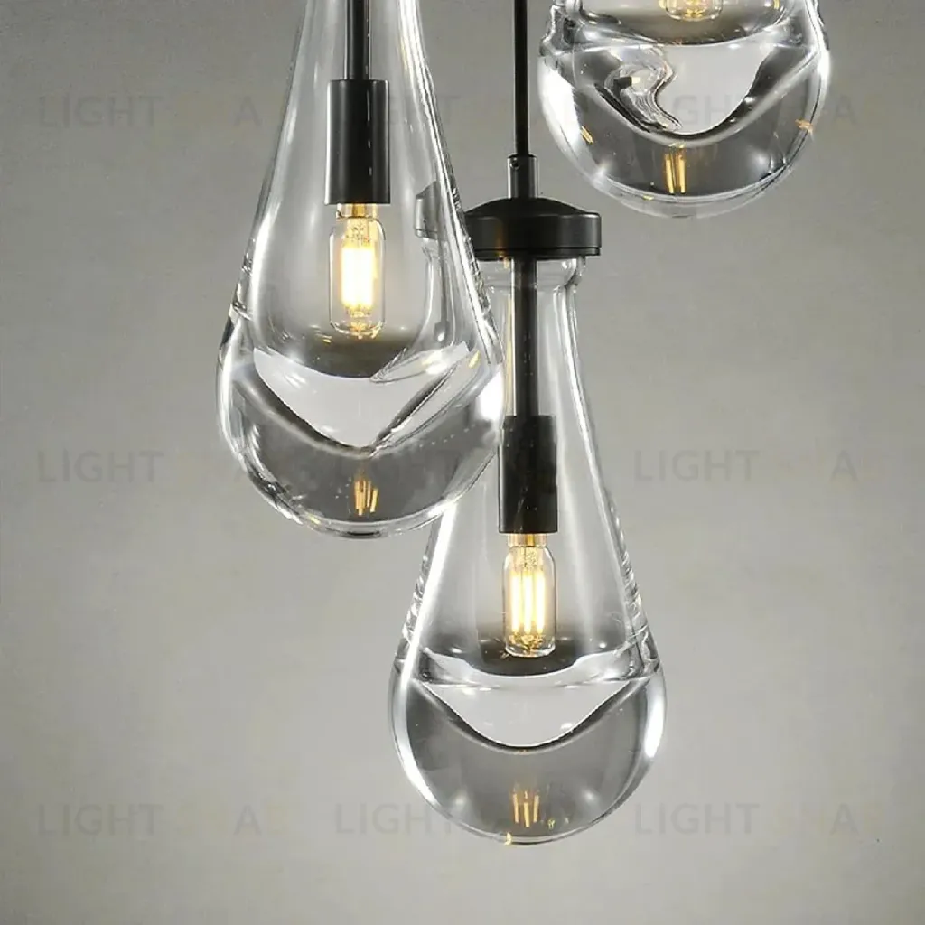 Подвесной светильник DeLight Collection Raindrop MT9093-1H black brushed gold MT9093-1H black brushed gold