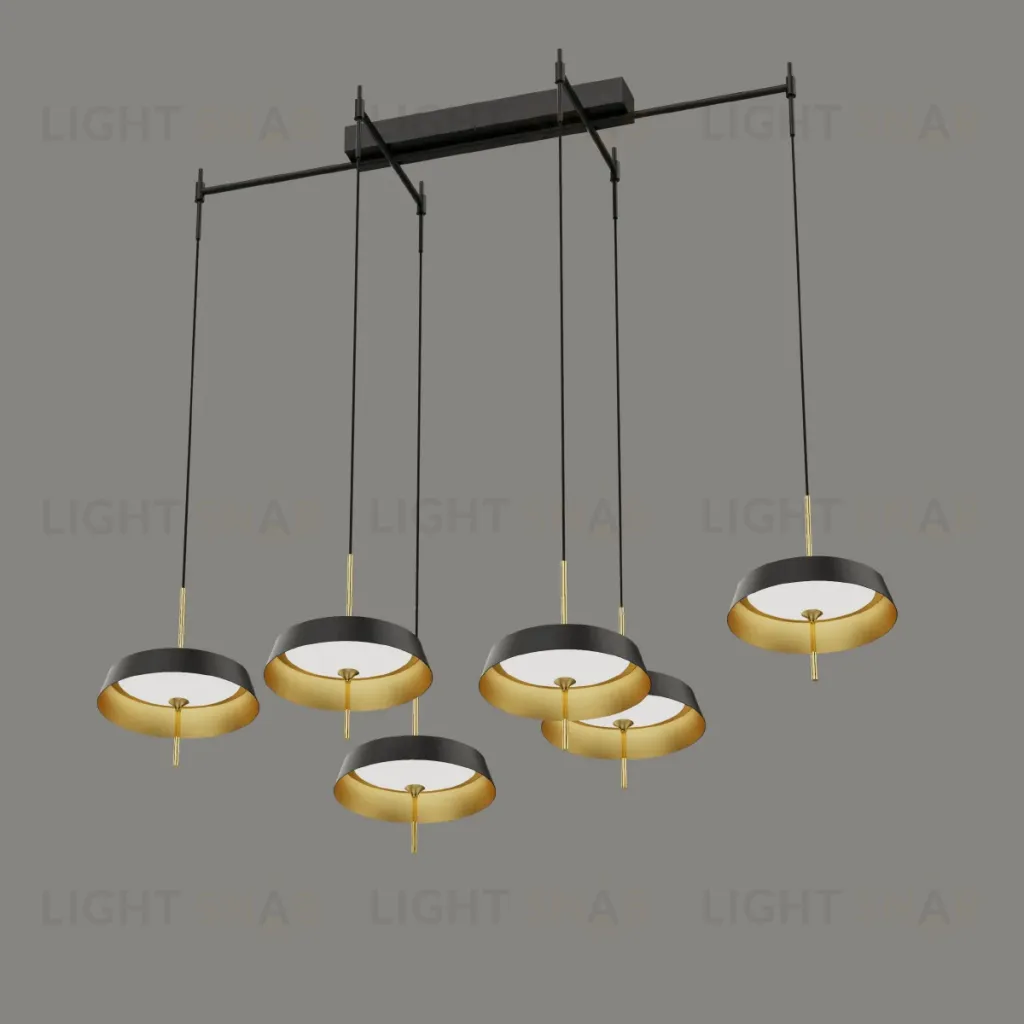 Подвесная люстра DeLight Collection MD18001061-6B  black/gold MD18001061-6B  black/gold