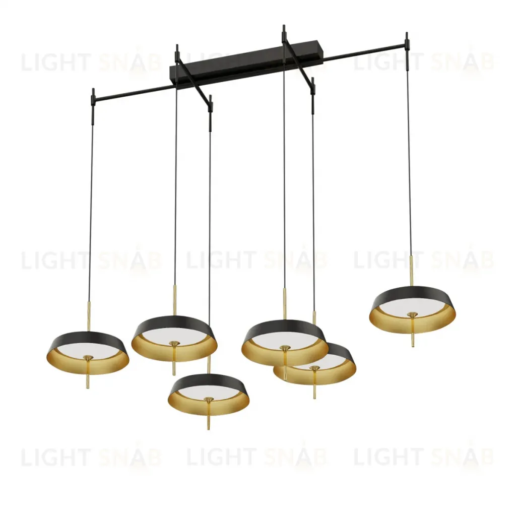 Подвесная люстра DeLight Collection MD18001061-6B  black/gold MD18001061-6B  black/gold
