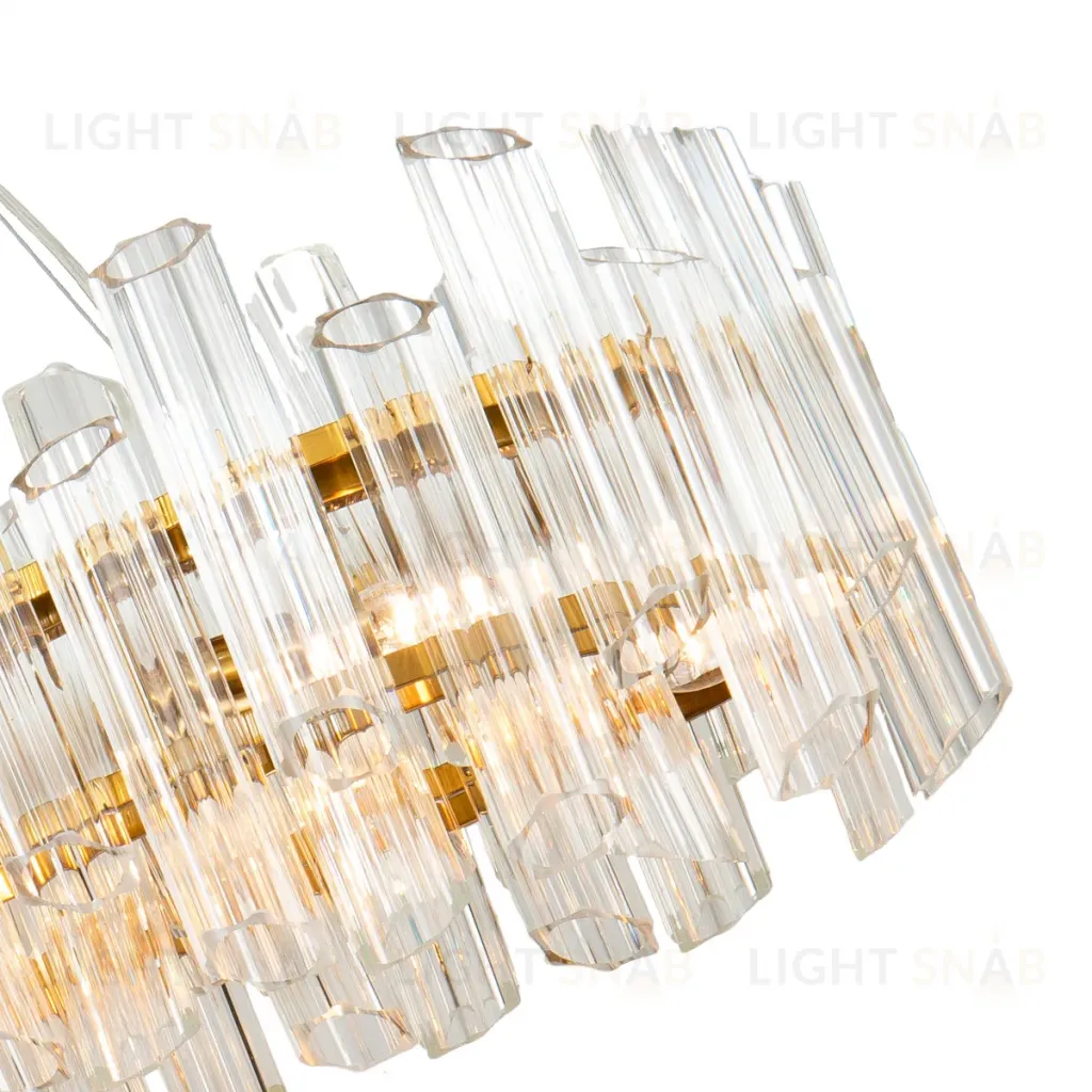 Подвесная люстра DeLight Collection Vittoria KG0769P-12L clear/ brass KG0769P-12L clear/ brass