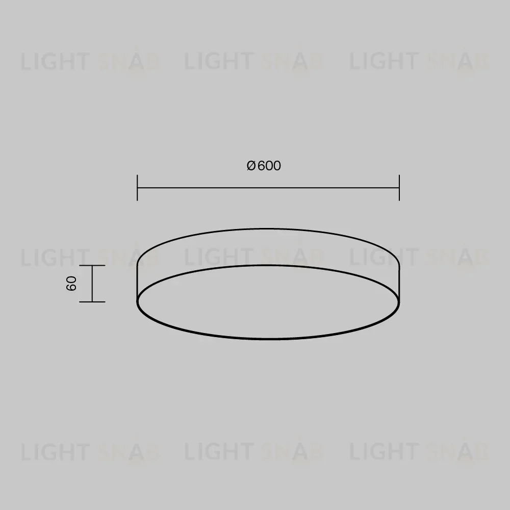 Потолочный светодиодный светильник Maytoni Technical Ceiling Zon C032CL-90W3K-RD-MG C032CL-90W3K-RD-MG