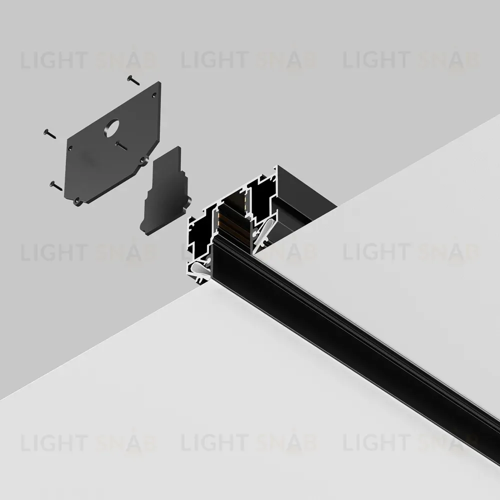 Комплект заглушек к шинопроводу Maytoni Technical Magnetic track system Exility Accessories for tracks Exility TRA034EC-SCH-42B TRA034EC-SCH-42B