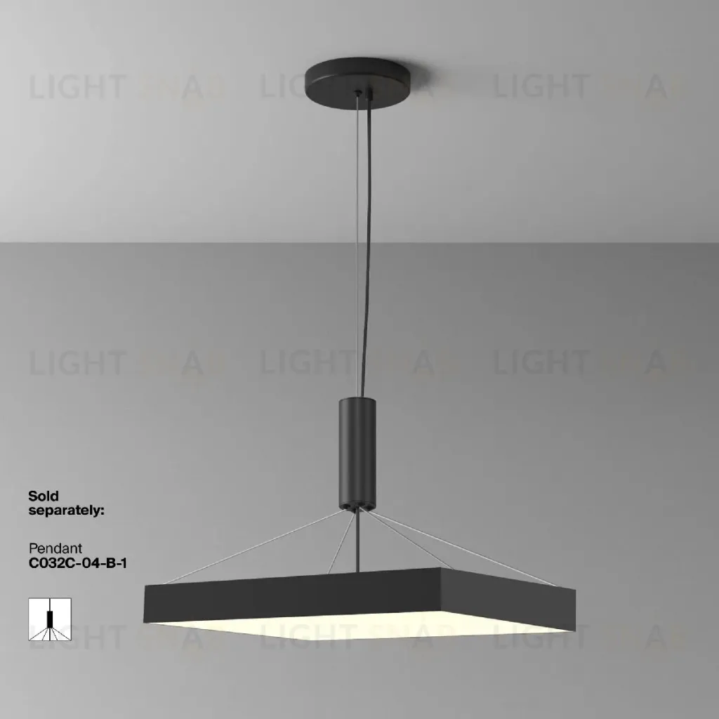 Потолочный светильник Maytoni Zon C032CL-90W3K-SQ-B C032CL-90W3K-SQ-B
