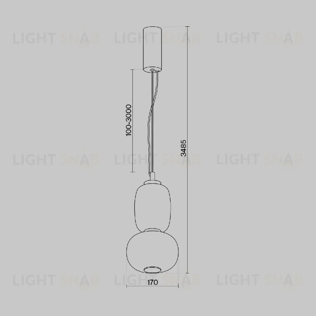 Подвесной светильник Maytoni Pattern MOD267PL-L18CH3K MOD267PL-L18CH3K