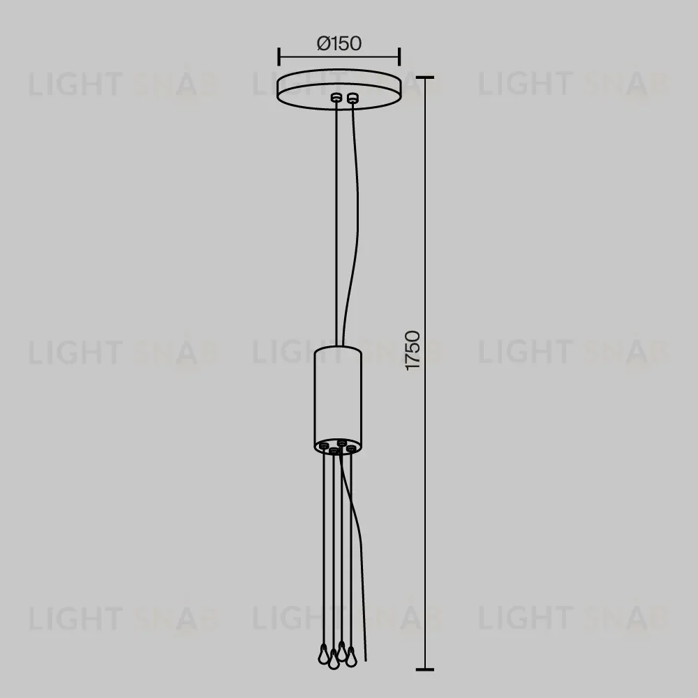 Универсальное крепление Maytoni Zon C032C-04-W-1 C032C-04-W-1