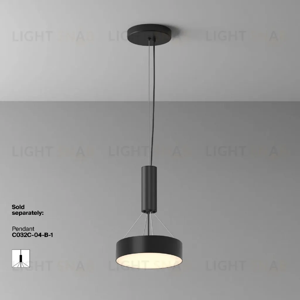 Накладной светильник Maytoni Zon C032CL-24W3K-RD-B C032CL-24W3K-RD-B