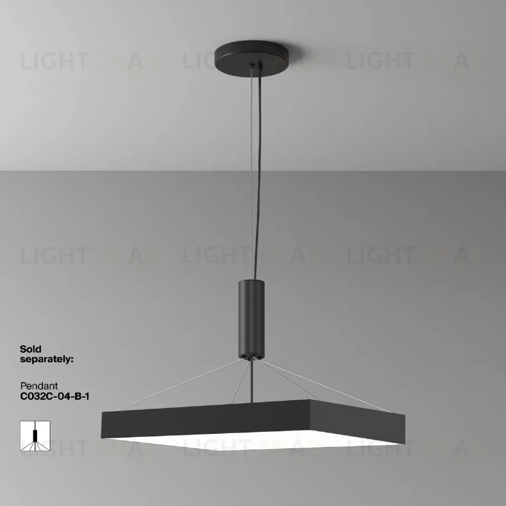 Потолочный светильник Maytoni Zon C032CL-90W4K-SQ-B C032CL-90W4K-SQ-B