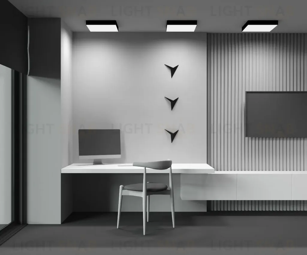 Потолочный светильник Maytoni Zon C032CL-45W3K-SQ-B C032CL-45W3K-SQ-B
