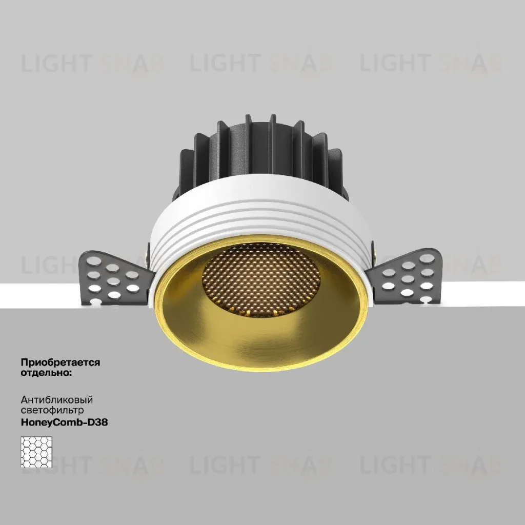 Встраиваемый светильник Maytoni Round DL058-12W3K-TRS-BS DL058-12W3K-TRS-BS