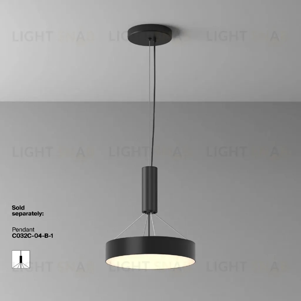 Потолочный светильник Maytoni Zon C032CL-36W3K-RD-B C032CL-36W3K-RD-B