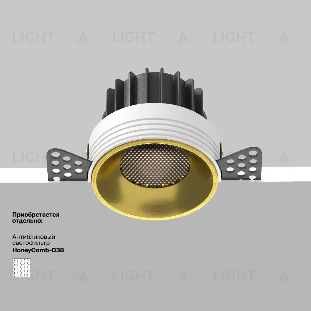 Встраиваемый светильник Maytoni Round DL058-12W4K-TRS-BS DL058-12W4K-TRS-BS