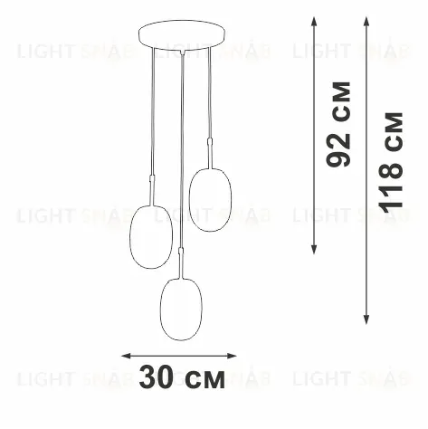 Подвесной светильник Vitaluce V2821-1/3S V2821-1/3S
