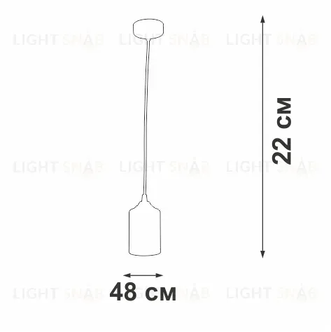 Подвесной светильник Vitaluce V2833-1/1S V2833-1/1S