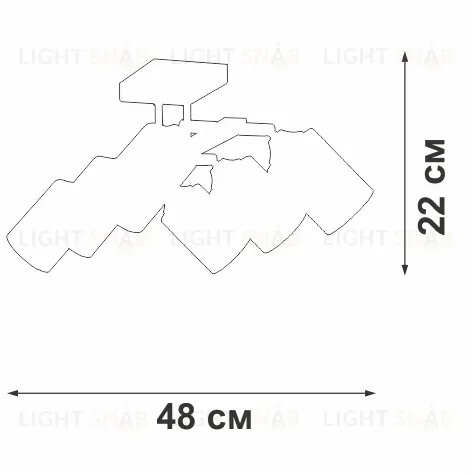 Спот Vitaluce V2833-1/6PL V2833-1/6PL