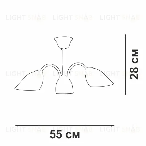 Люстра на штанге Vitaluce V3335-7/3PL V3335-7/3PL