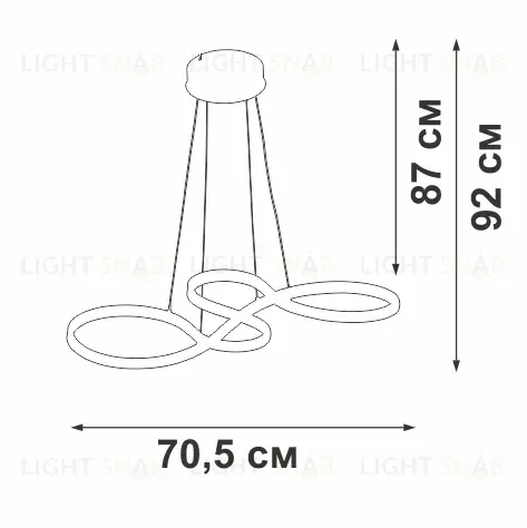Подвесная люстра Vitaluce V3892-0/1S V3892-0/1S